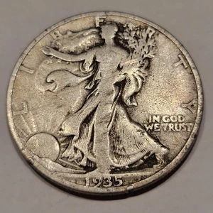 $  .50 1935-S Walking Liberty Half Dollar Nice Condition Z1 - Picture 1 of 2