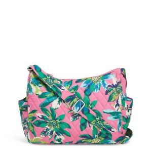 Vera Bradley On The Go Hobo Style Shoulder Bag Tropical Paradise New