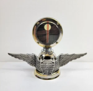 Antiguo medidor de moto Boyce modelo universal con tapa de radiador águila alada - Imagen 1 de 9