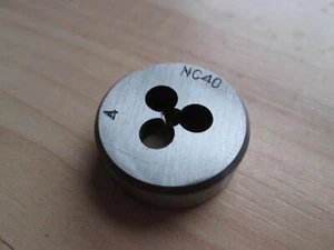 NEW #4 #4-40 #4-NC40 SAE Die HSS Steel Die, Hand Threading #T16EA - Picture 1 of 5