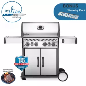 Napoleon Grills Rogue RSE 525 RSIB - 4 Burner BBQ + Infrared Side & Rear Burners - Picture 1 of 5