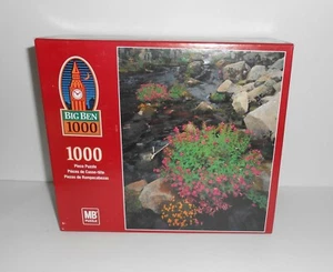 MB BIG BEN 1000-pc Jigsaw Puzzle SUNBEAM CREEK, MOUNT RAINIER NAT'L PARK UTAH - Picture 1 of 5