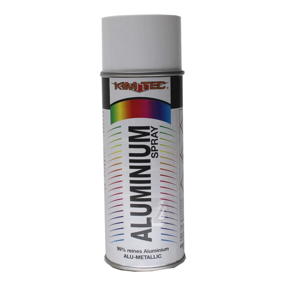(13,75€/L) Kim-Tec 400ml Aluminium Spray Metall Kfz Rostschutz Lackspray Felgen - Bild 1 von 1