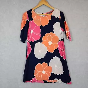Mister Zimi Dress Womens Size 10 Colourful Floral Mini Tina Short Sleeve Boho - Picture 1 of 11