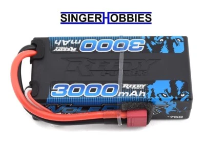Associated ASC758 Reedy WolfPack 2S Hard LiPo Battery 30C 7.4V/3000mAh T Shor HH - Image 1 of 2