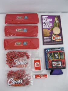 Canne da Alzamento Martedì Grasso Lotto 610 Stompers Salsa Moneta Koozie Perline Promo Merch - Foto 1 di 12