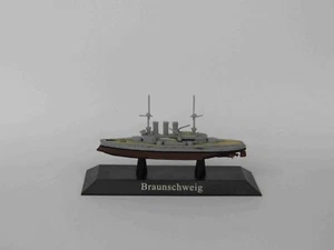 DIE-CAST NAVE DA GUERRA BRAUNSCHWEIG 1902 - WARSHIPS LINER #62 - Imagen 1 de 2