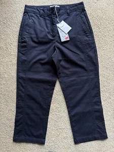TRENERY Dark Navy Capri Pants Size 6 NWT - Picture 1 of 4