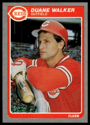 1985 Fleer #554 Duane Walker - Image 1 of 2