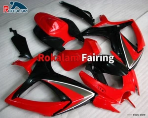 Carenados rojo negro del mercado de repuestos para Suzuki K6 GSX-R600 GSX-R750 2006 GSXR600 - Imagen 1 de 1