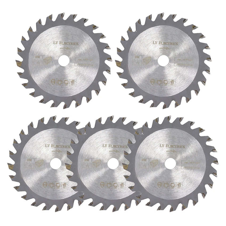 XCAN 5PCS 85mm HM Kreissägeblatt Set 85x10/15mm Kreissägeblätter für Holz Sägeblatt