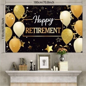 Happy Retirement Banner - Picture 1 of 6