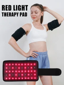Cinturón de terapia de luz LED rojo infrarrojo 1 pieza 660 nm y 850 nm para alivio del dolor de rodilla brazo pierna - Imagen 1 de 11
