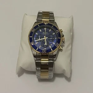 BIDEN Men’s Chronograph Stainless Steel Waterproof Date Analog Quartz Watch - Picture 1 of 5