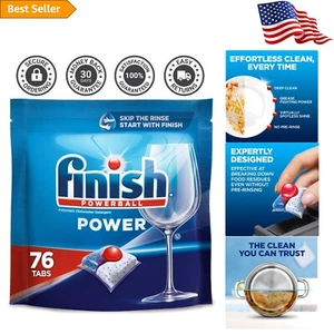 Powerful Unscented Dishwasher Pods - 76 Count, Effortless Shine Without Rinsing - Picture 1 of 9