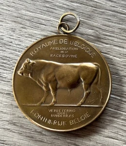 Medaille ancienne « Concours Agricole - Taureau » - Bronze - Picture 1 of 2