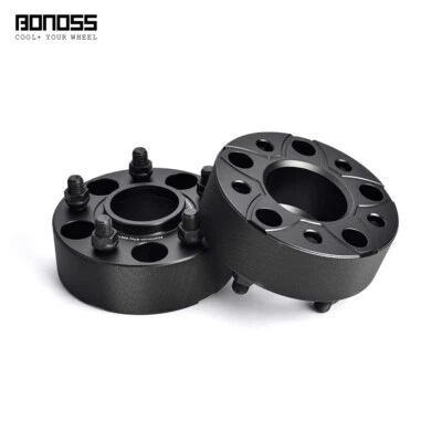 1 par de espaciadores de rueda anodizados negros BONOSS de 50 mm/2 pulgadas para Kia Forte5 YD 2012- Foto 1 de 4