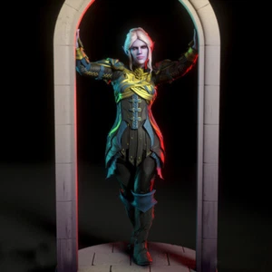 1/24 Resin Figure Sexy Minthara Girl GK Model Full Kit Unpainted Unassembled - Picture 1 of 4