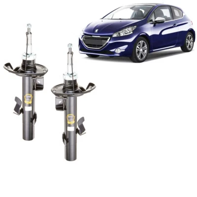 KIT 2 AMMORTIZZATORI ANTERIORI PEUGEOT 208 1.0 1.2 1.6 DAL 2012 AL 2019 - Immagine 1 di 2