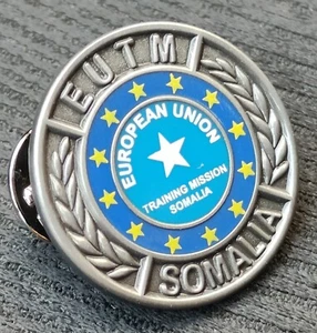 Distintivo Missione EUTM Somalia Europea Medaglia lagunari Spilla Alta Qualità - Foto 1 di 1