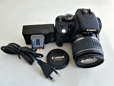 Canon EOS 350D Digital SLR Camera 8.0MP with Canon 18-55mm f/3.5-5.6 Lens - Image 1 of 4