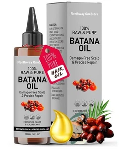 Batana Oil for Hair Growth Dr Sebi Organic Raw from Honduras - 100% Pure 120ml - Picture 1 of 8