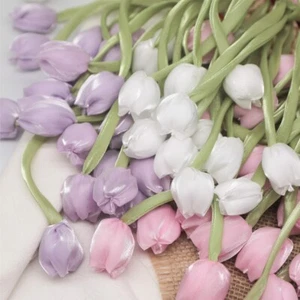 Cinta de cortina de 48 cm 12 piezas corbata de brote de tulipán hágalo usted mismo accesorios para el cabello y decoración de ropa - Imagen 1 de 15