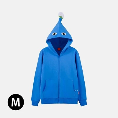 Nintendo PIKMIN Sudadera con Capucha Azul Parka Exclusiva de Japón Tokio Osaka Talla M Foto 1 de 4