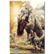 Jurassic World Dinosaur Monster Movie Art Silk Poster 13x20 inches 009