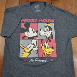 Camiseta Disneyland Mickey Mouse & Friends para hombre grande gris manga corta - Imagen 1 de 9