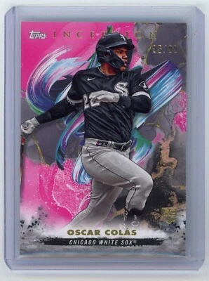 2023 Topps Inception OSCAR COLAS Pink /99 RC #120 White Sox - Image 1 of 2