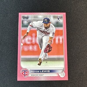 2022 Topps Update Royce Lewis Rookie Mothers Day Pink Parallel #26/50 Twins
