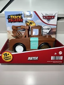 Disney Pixar Cars Track Talkers Mater Mattel Talking Tow Truck 15+ sonidos ~NUEVO - Imagen 1 de 3