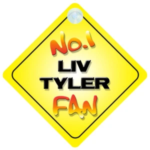 No.1 Liv Tyler Fan Car/Door/Window Hanger/Sign - Picture 1 of 1