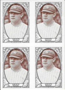 d1948 NEW YORK YANKEES - BABE RUTH - 11/11/1983 Cartolina - Hempstead, NY - Foto 1 di 2