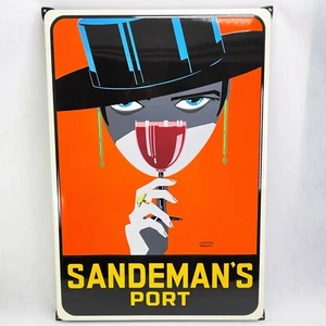 XXL SANDEMAN´s Port Emailleschild Loxton Knight Frau woman enamel sign 95x65 cm - Picture 1 of 6