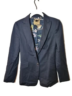 Ted Baker Blazer Womens Size 2 Black  - Image 1 of 4