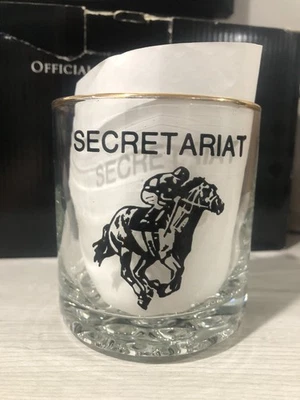 Horse Racing Glass Secretariat Churchill Downs - Image 1 of 2