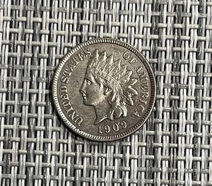 Centavo cabeza india 1909 monedas de Estados Unidos elección AU #A39 - Imagen 1 de 2