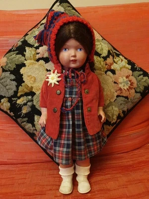 Bambola Antica Marchio Tartaruga 36cm  - Immagine 1 di 4