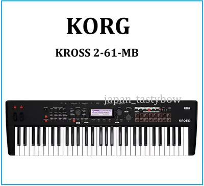 KORG Keyboard Synthesizer KROSS 2-61-MB Cross 61 Key Super Matte Black - Image 1 of 4