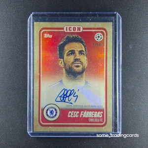Topps Platinum Musiala 2022/23 Cesc Fábregas Auto Chelsea FC Rojo -/10 - Imagen 1 de 4