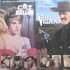 Cat Ballou & Villain US Vintage Laser Disc LD Film Video Laserdisk Englisch 60er - Bild 1 von 4