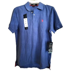 U.S. Polo Assn. Ultimate Pique Men's POLO Blue Dry Wick - Size S NWT - Picture 1 of 7