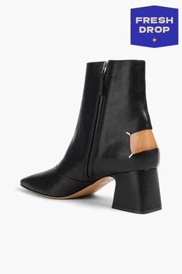 RRP€990 MAISON MARGIELA Leather Ankle Boots US6 UK3 EU36 Logo Made in Italy - Image 1 of 4