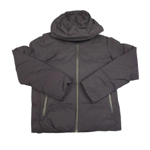 Uniqlo Jacket men XSMALL black Puffer lightweight Winter down hooded Size XS - Picture 1 of 9
