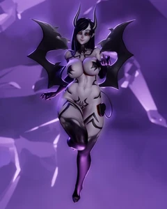 Rushzilla FF7 Succubus Tifa 3d Printed resin Anime figure 1/8 scale unpainted - Picture 1 of 9