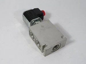 Deltrol B-100-4-8T Hydraulic Cartridge Block -8 SAE C/W 115V Parker Coil USED - Picture 1 of 4