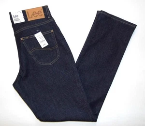 LEE Men's NEW Brooklyn Classic Straight Fit Jeans 30"W X 32"L Indigo Blue Denim - Picture 1 of 6