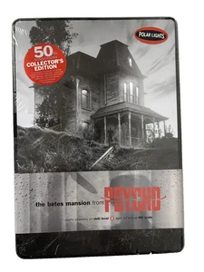 NEU Polar Lights PSYCHO Movie Bates Mansion HO Scale Model Kit in Collector Tin - Bild 1 von 6